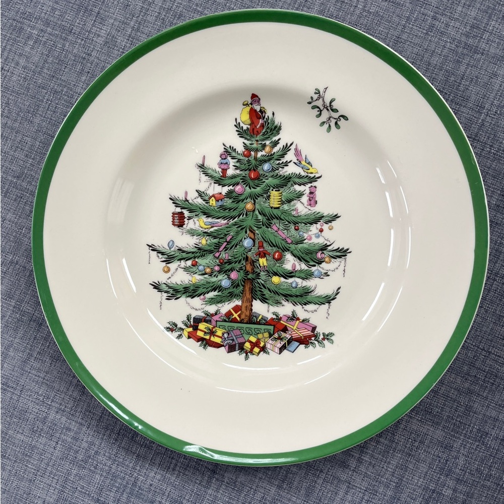 Spode Christmas Tree Dinner Plate Replacement 10.5"